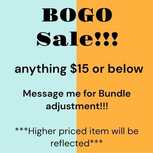 BOGO Sale Announcement